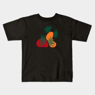 Desert in Fall colors abstract design Kids T-Shirt